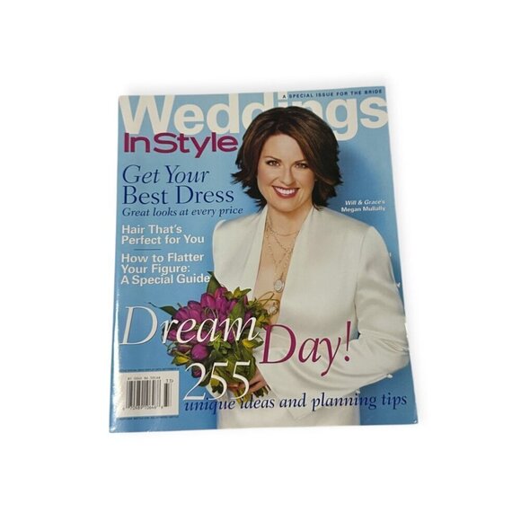 InStyle Weddings  Magazine, Spring, 2003, Megan Mullally cover. - Picture 1 of 7